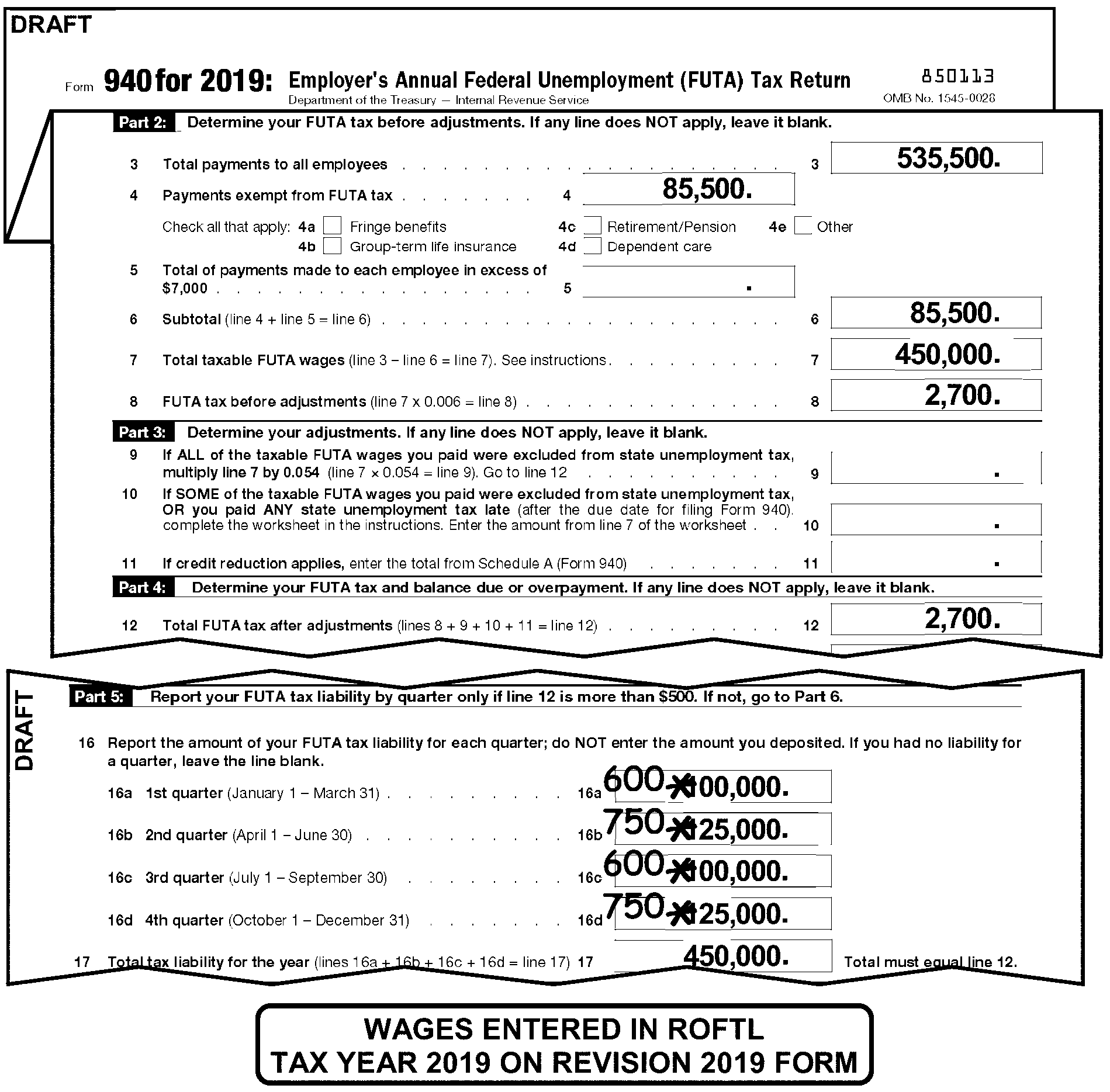 3.11.154 Unemployment Tax Returns