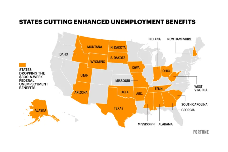 $300 Weekly Unemployment Benefits Are Ending In These 22 ...