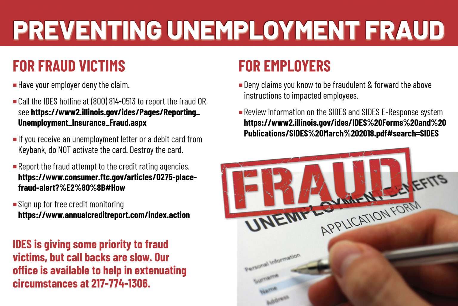 A Resource Guide for Suspected Unemployment Fraud