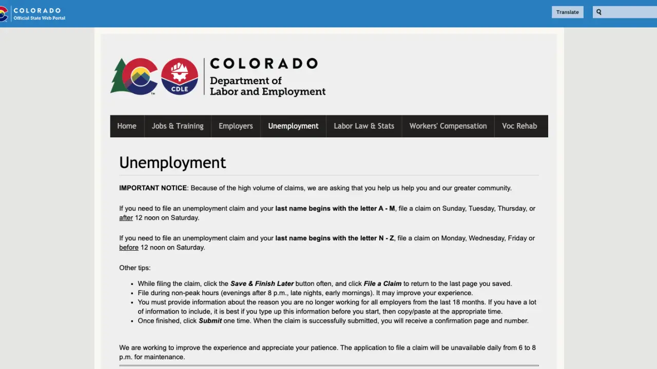 Colorado makes changes to unemployment filing process to ...