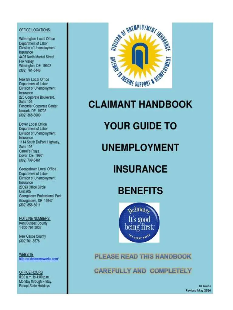 Delaware Unemployment Guide for Claimants 2014 ...