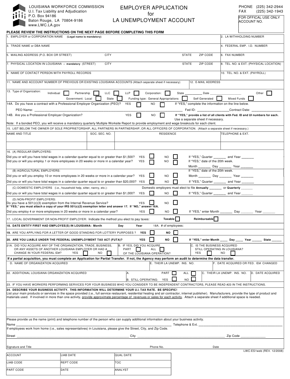 Form LWC