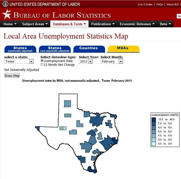 How Much Is Unemployment In Texas
