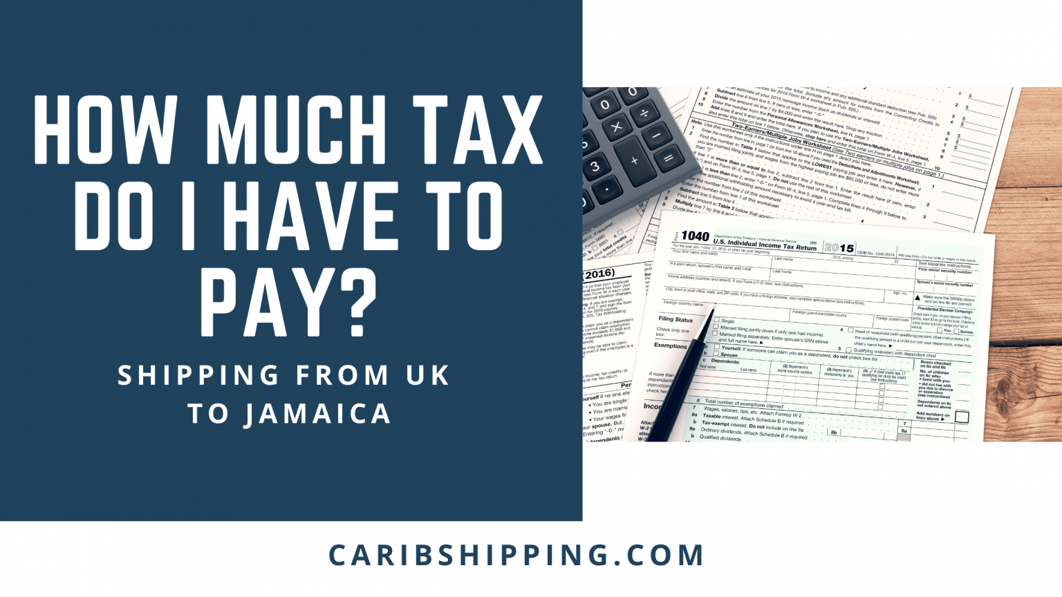 How much tax do I have to pay?