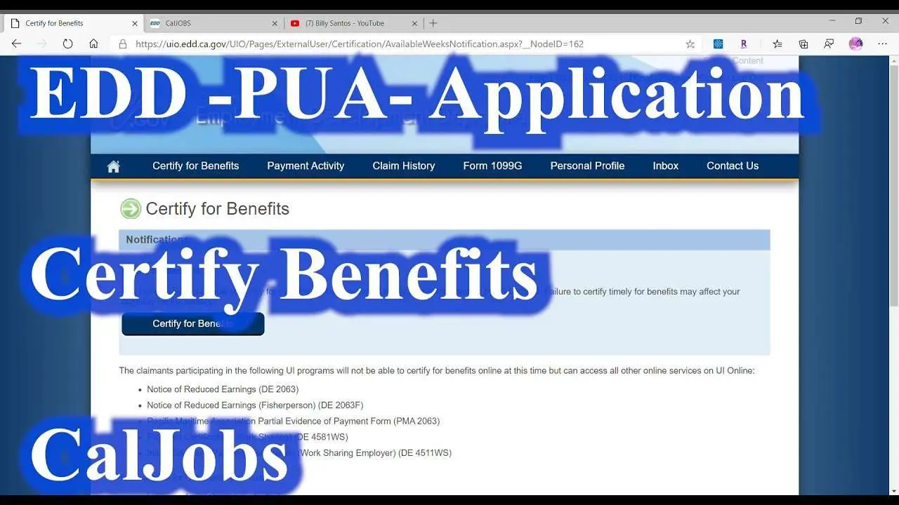 How to Certify for Unemployment Benefits Extension and ...