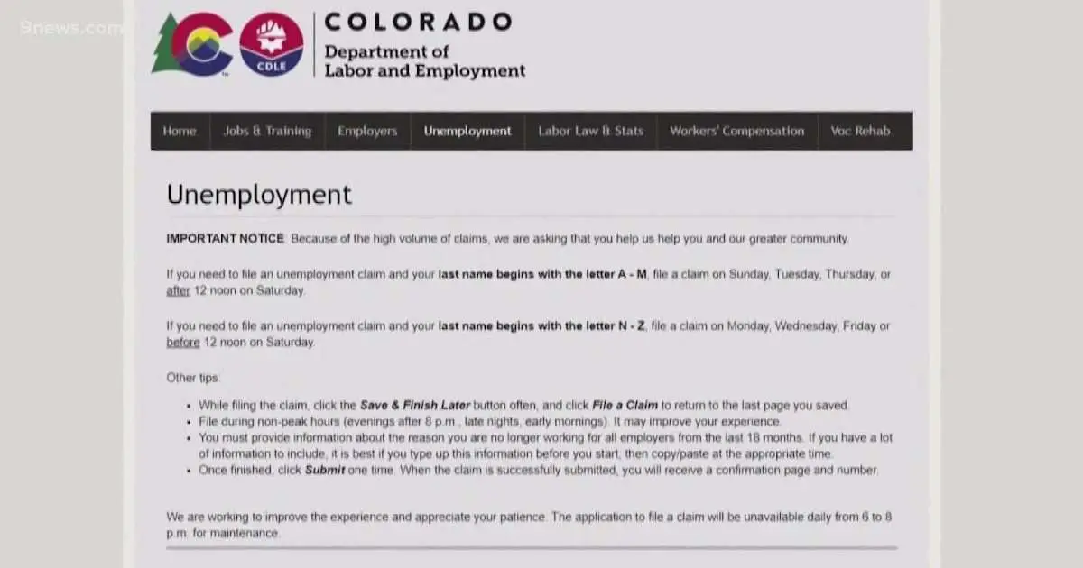 How To File For Unemployment Colorado