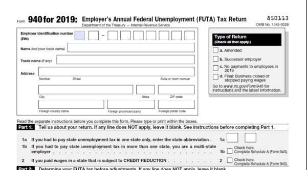 How to File Form 940 FUTA Employers Annual Federal ...