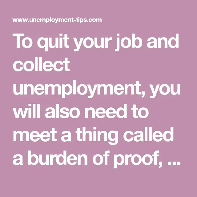 How to Quit Your Job and Collect Unemployment? (With images)