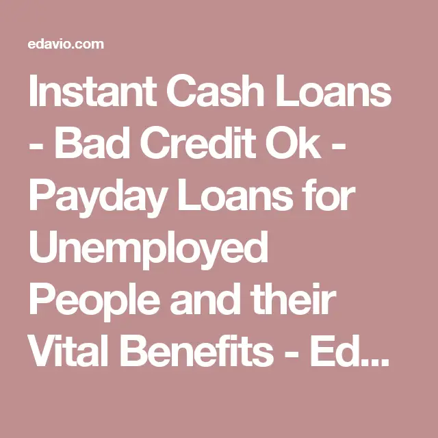 Instant Cash Loans