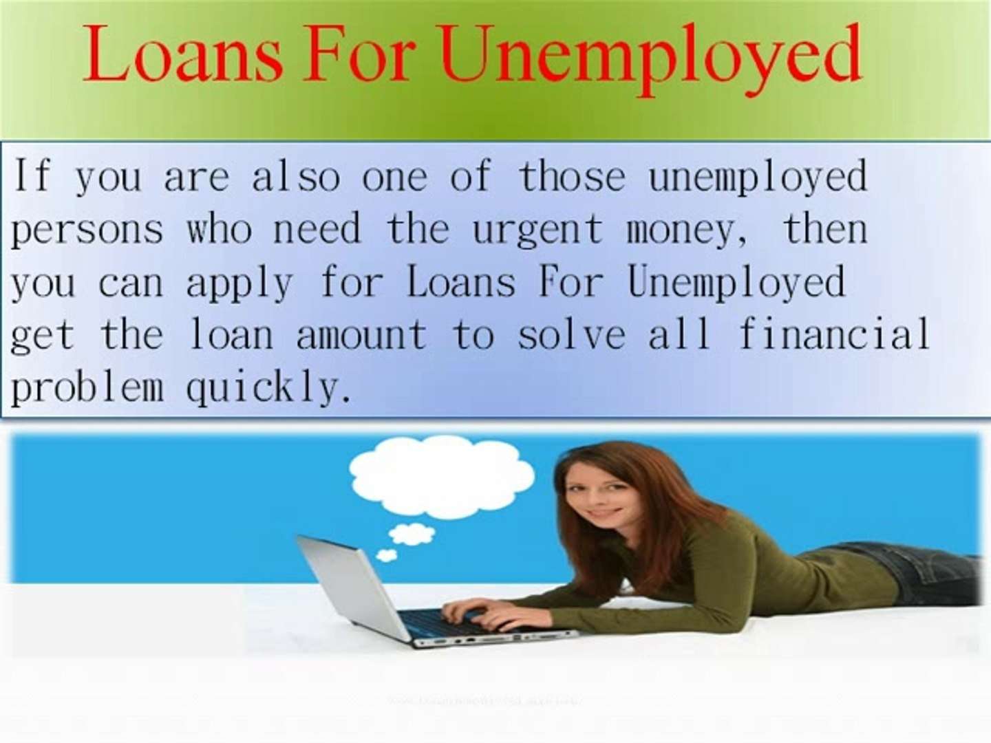 Loans For Unemployed