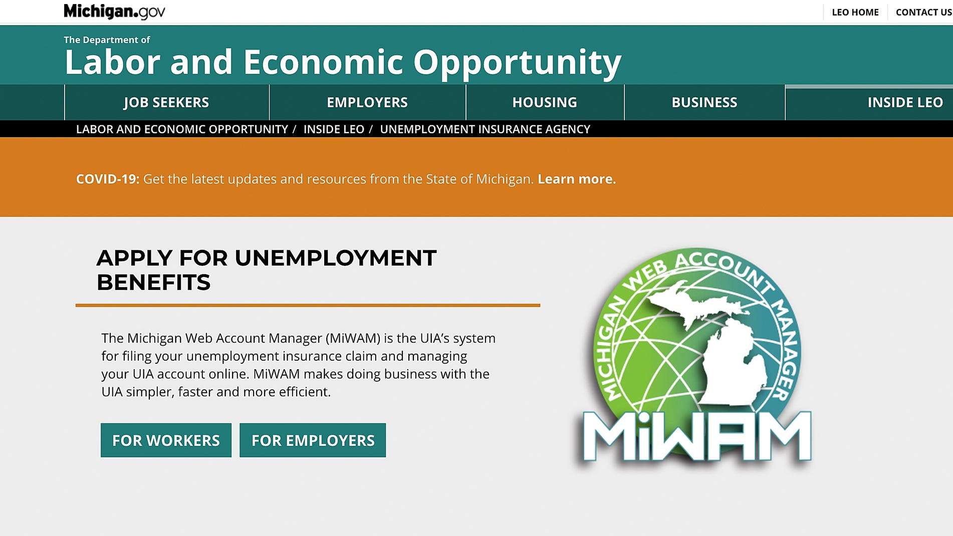 Michigan: Certifying unemployment claims on Monday it overwhelm system