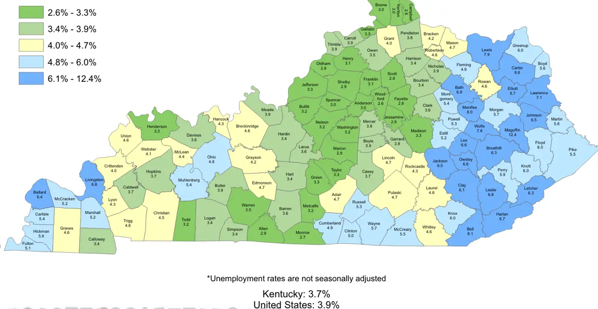 Mixed results on Eastern Kentucky unemployment
