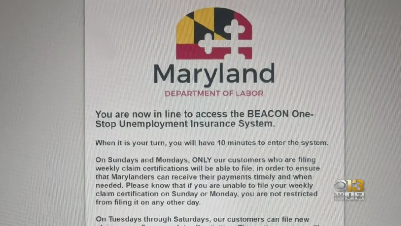 Officials Say Maryland Unemployment Website Is Improving ...