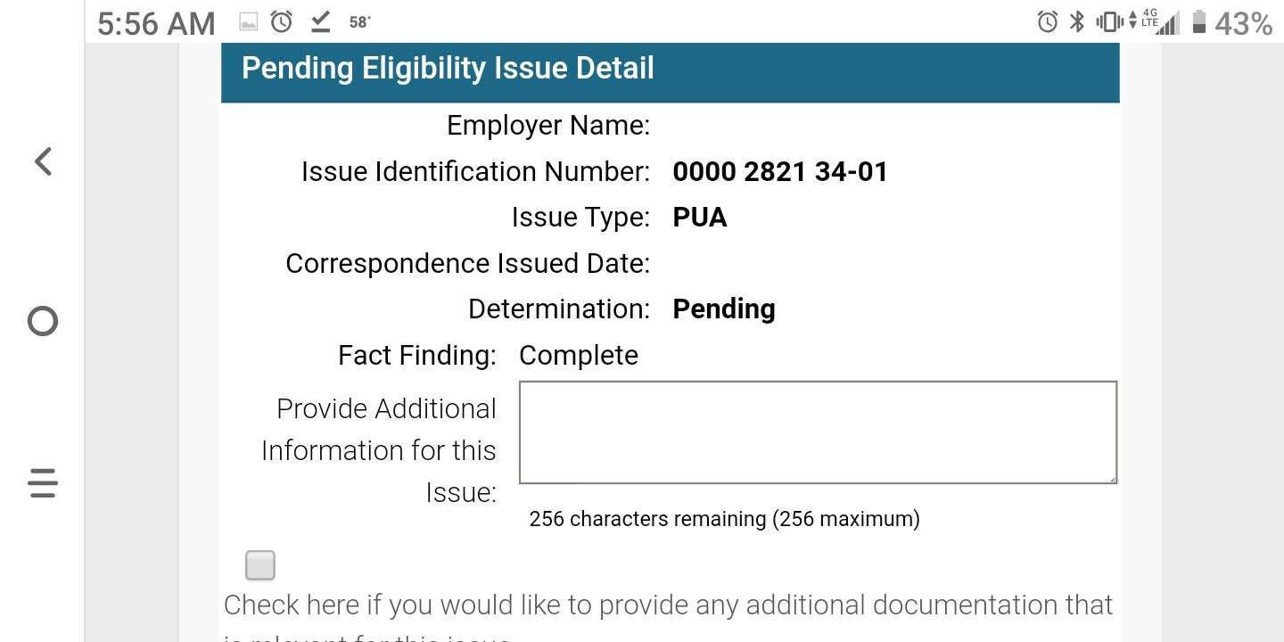 [Ohio] PUA: Does anyone else have " pending issues"  that look like this ...