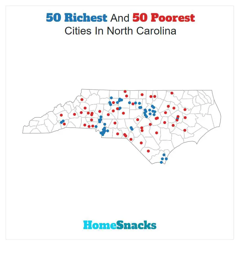 Richest Cities In North Carolina [2022]: Rankings By Income And Home Prices