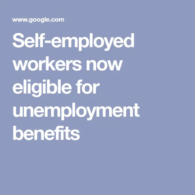 Unemployment For Self Employed Stimulus
