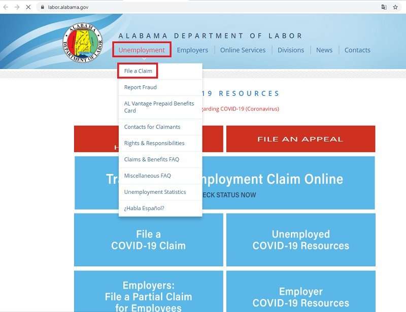 Unemployment In Alabama Online Application