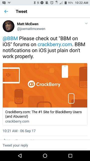 Why am I not getting BBM notifications on my iPhone ...